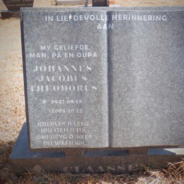 CLAASSEN Johannes Jacobus Theodorus 1947-2005