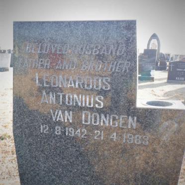DONGEN Leonardus Antonius, van 1942-1983