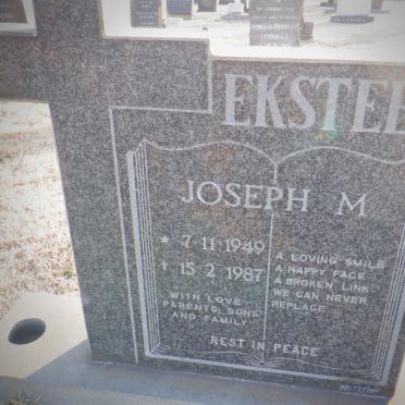 EKSTEEN Joseph M. 1949-1987