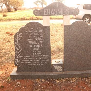 ERASMUS Francois Johannes 1923-1987
