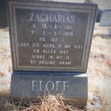 ELOFF Zacharias 1911-1979