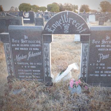 ENGELBRECHT Pieter 1930-2012 &amp; Martina Johanna CASTELYN 1933-1980
