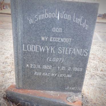 ERASMUS Lodewyk Stefanus 1922-1969