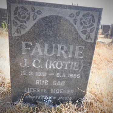FAURIE J.C. 1912-1985