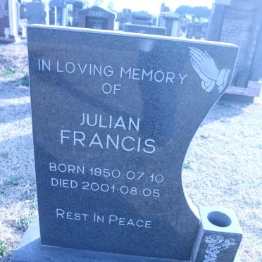 FRANCIS Julian 1950-2001