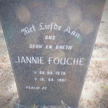 FOUCHE Jannie 1970-1981