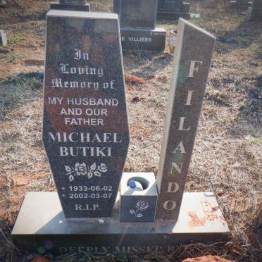 FILANDO Michael Butiki 1933-2002