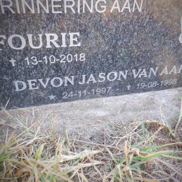 FOURIE Stefan 1973-2018 :: STEENKAMP Nicolene 1979-2012 :: VAN AARDT Devon Jason 1997-1998