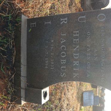 FOURIE Hendrik Jacobus 1931-1994