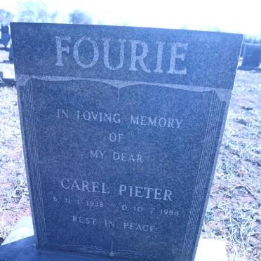 FOURIE Carel Pieter 1938-1988