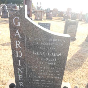 GARDINER Irene Lilian 1924-1984