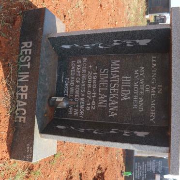 GARE Hilda Mmatsekana Simelani 1980-2008