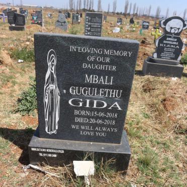 GIDA Mbali Gugulethu 2018-2018