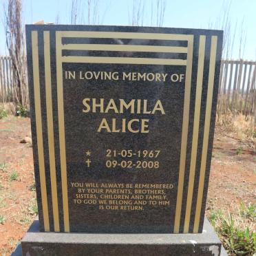 GOODMAN Shamila Alice 1967-2008