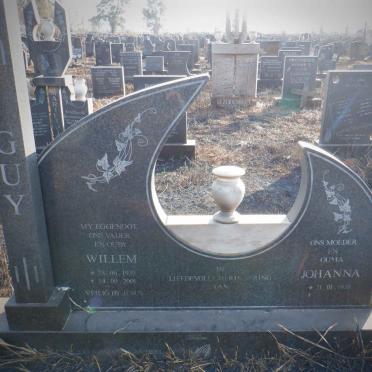 GUY Willem 1939-2001 &amp; Johanna 1938-