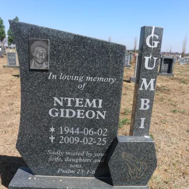 GUMBI Ntemi Gideon 1944-2009