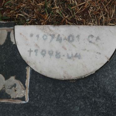 GERBER Johannes Jacobus 1974-1998 