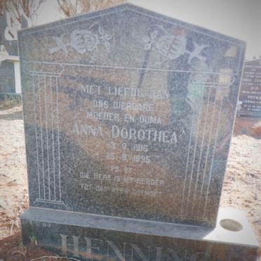 HENNING Anna Dorothea 1916-1995