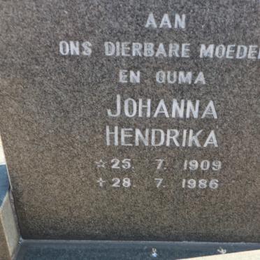 HOFFMAN Stephanus Johannes Paulus 1904-1978 &amp; Johanna Hendrika 1909-1986