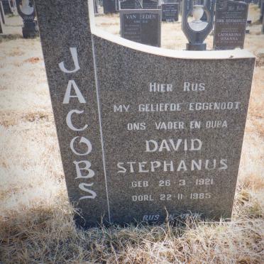JACOBS David Stephanus 1921-1985