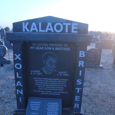 KALAOTE Xolani Brister 1967-1996