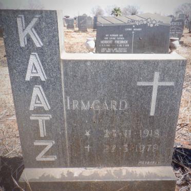 KAATZ Irmgard 1918-1979