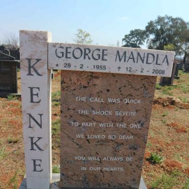 KENKE George Mandla 1955-2008