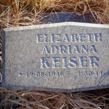 KEISER Elizabeth Adriana 1946-1999