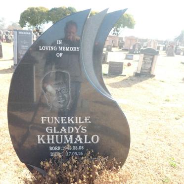 KHUMALO Funekile Gladys 1943-2017