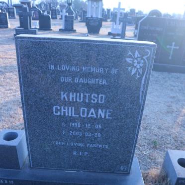 KHUMALO Khutso Chiloane 1990-2003