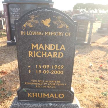 KHUMALO Mandla Richard 1969-2000