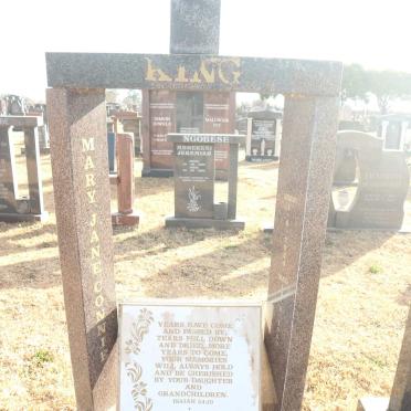 KING Mary Jane Connie 1924-2000