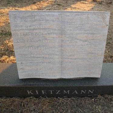 KIETZMANN Joseph Frederick 1902-1981