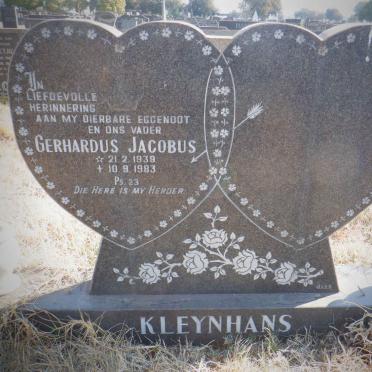 KLEYNHANS Gerhardus Jacobus 1939-1983