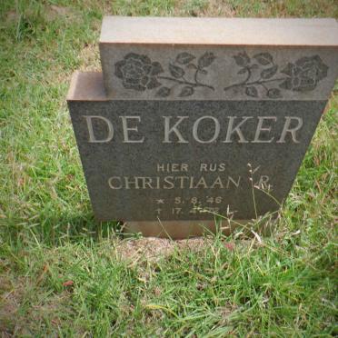 KOKER Christiaan R., de 1946-1972