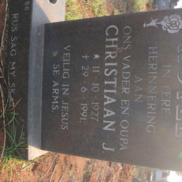 KOTZE Christiaan J. 1927-1991