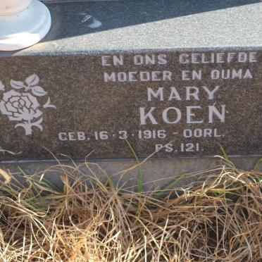 KOEN Mary 1916-
