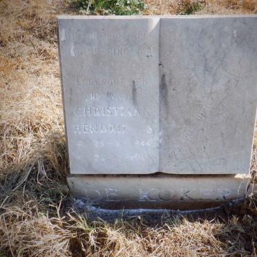KOKER Christiaan Hendrik S., de 1944-1983