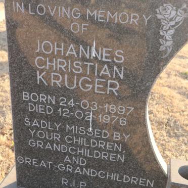 KRUGER Johannes Christian 1897-1976