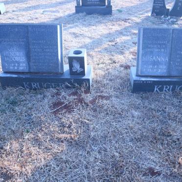KRUGER Gert Hendrik Jacobus 1908-2003 &amp; Susanna 1920-2004