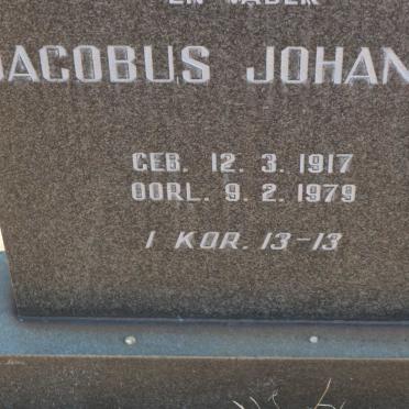 KRUGER Jacobus Johannes 1917-1979 &amp; Anna Aletta STRUWIG 1914-1983