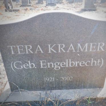KRAMER Tera nee ENGELBRECHT 1921-2002