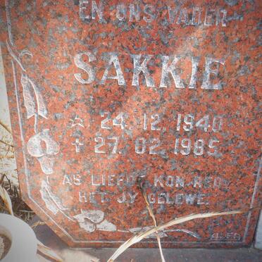 KROUKAMP Sakkie 1940-1985