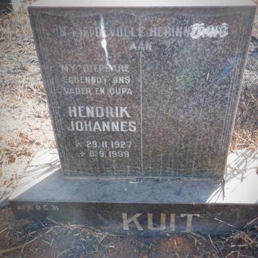KUIT Hendrik Johannes 1927-1999