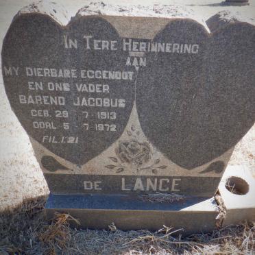 LANGE Barend Jacobus, de 1913-1972