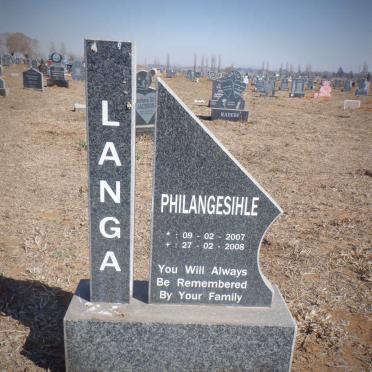 LANGA Philangesihle 2007-2008