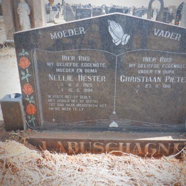 LABUSCHAGNE Christiaan Pieter 1916- &amp; Nellie Hester 1920-1994