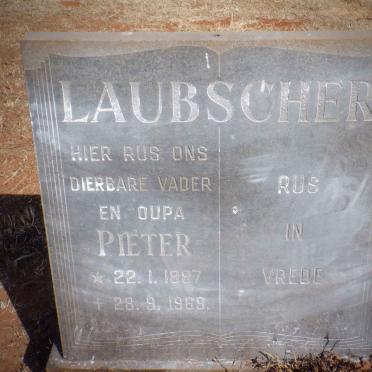 LAUBSCHER Pieter 1887-1969