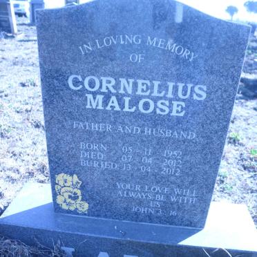 LAKA Cornelius Malose 1952-2012