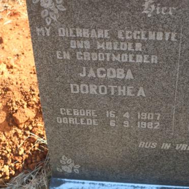 LABUSCHAGNE George Diedrik 1903-1983 &amp; Jacoba Dorothea 1907-1982